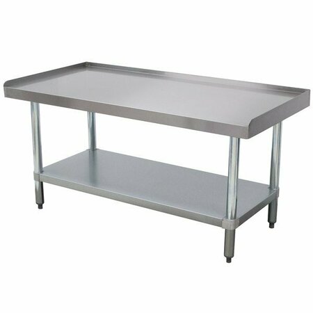 ADVANCE TABCO EG-LG-300 30in x 30in Stainless Steel Equipment Stand with Galvanized Undershelf 109EGLG300